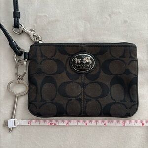 Coach - Y2K Vintage Wristlet with Skeletal Keychain